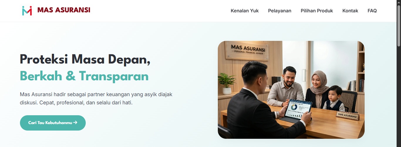 Screenshot Mas Asuransi